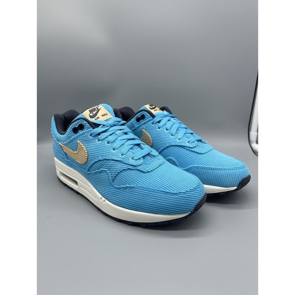 Nike2023 Air Max 1 Premium \'Baltic Blue Corduroy\' Size 8M 9.5W New OB FB8915-400 main image 6